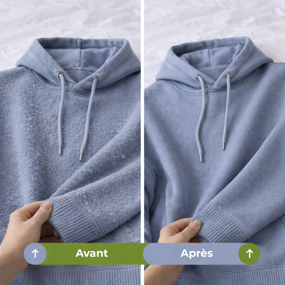 PropreLook™ - Appareil anti peluches & bouloches 2-en-1