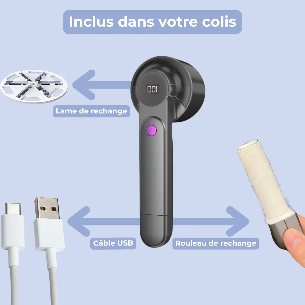 PropreLook™ - Appareil Anti-Peluches & Bouloches PropreLook