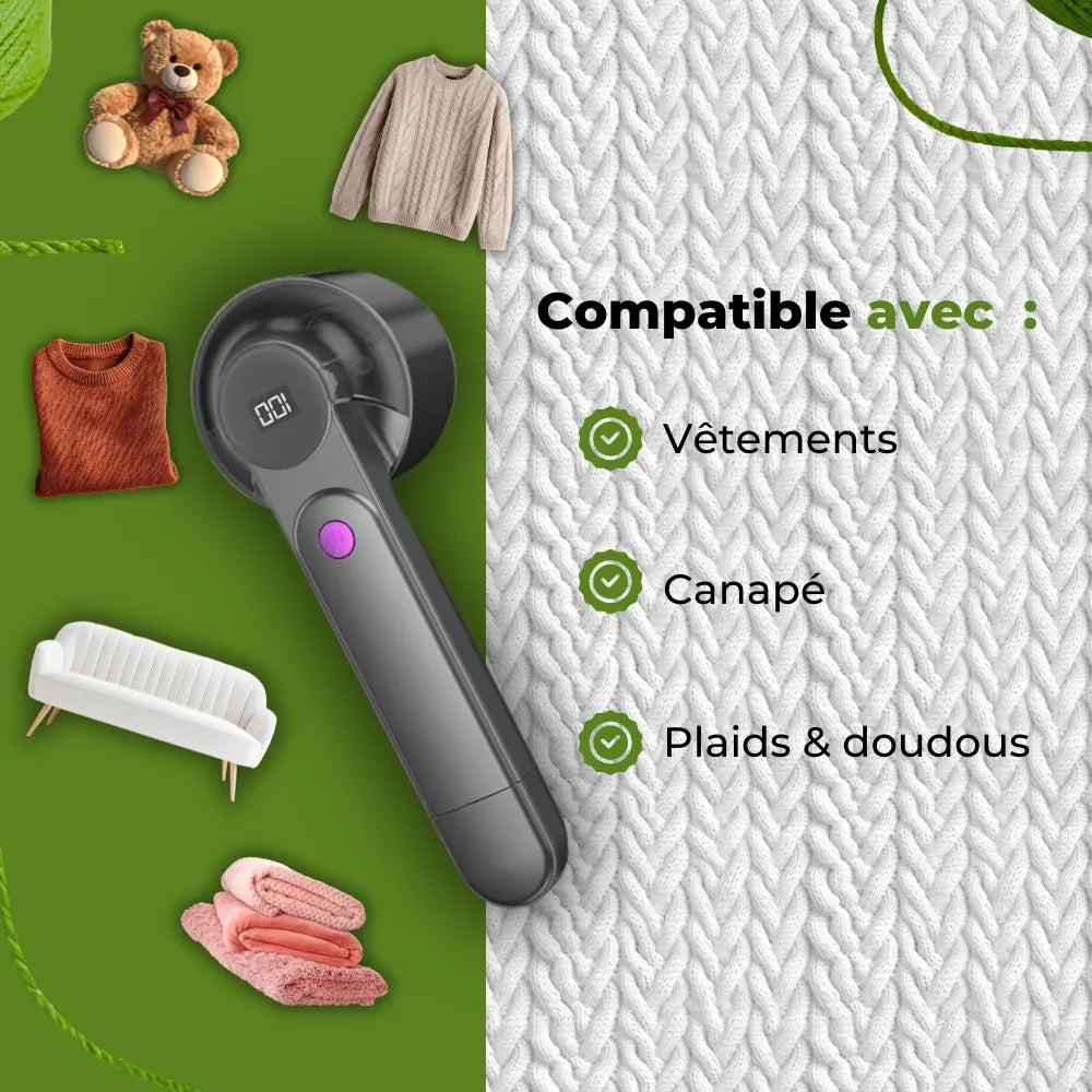 PropreLook™ - Appareil Anti-Peluches & Bouloches PropreLook